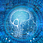 intelligence artificielle cerveau bleu