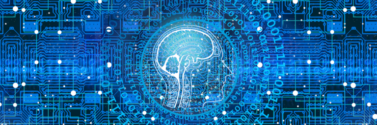 intelligence artificielle cerveau bleu