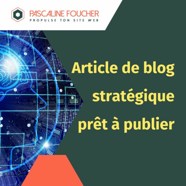 rédaction article de blog prompt IA