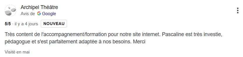 avis client pascaline foucher formation